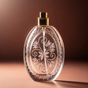 Vintage Oval Perfume Bottle